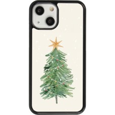 Coque iPhone 13 mini - Christmas 25 Sketch Tree