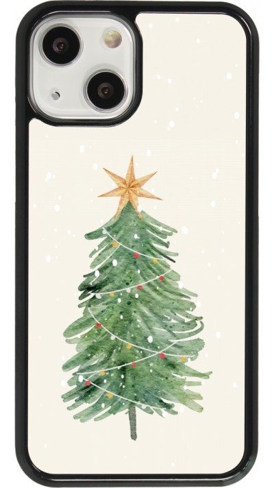 Coque iPhone 13 mini - Christmas 25 Sketch Tree