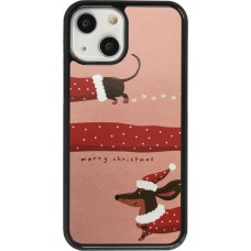 Coque iPhone 13 mini - Christmas 25 Teckel Merry Xmas