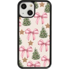 Coque iPhone 13 mini - Christmas 25 Vintage Ribbons