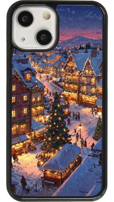 Coque iPhone 13 mini - Christmas 25 Xmas Village