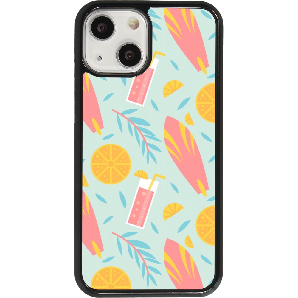 Coque iPhone 13 mini - Summer 2025 Pattern citron