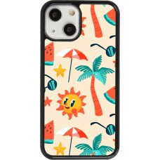 Coque iPhone 13 mini - Summer 2025 Pattern soleil