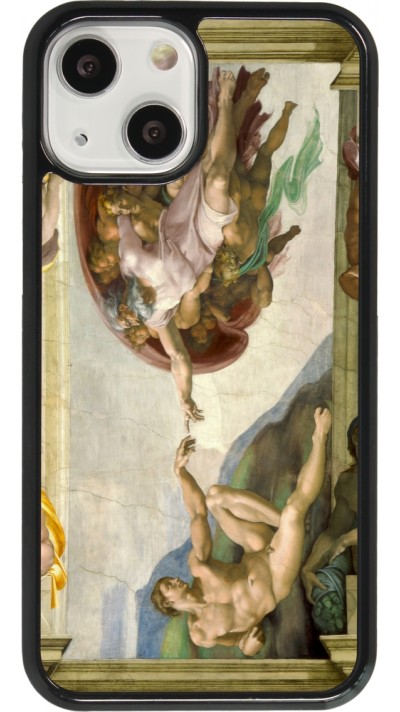 Coque iPhone 13 mini - Tableau art - La Création d’Adam - Michel-Ange