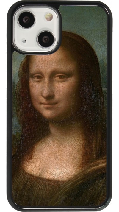 Coque iPhone 13 mini - Tableau art - La Joconde - Léonard de Vinci