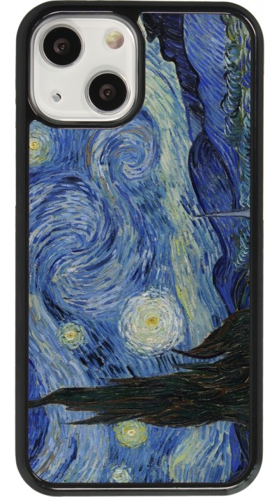 Coque iPhone 13 mini - Tableau art - La Nuit étoilée - Van Gogh