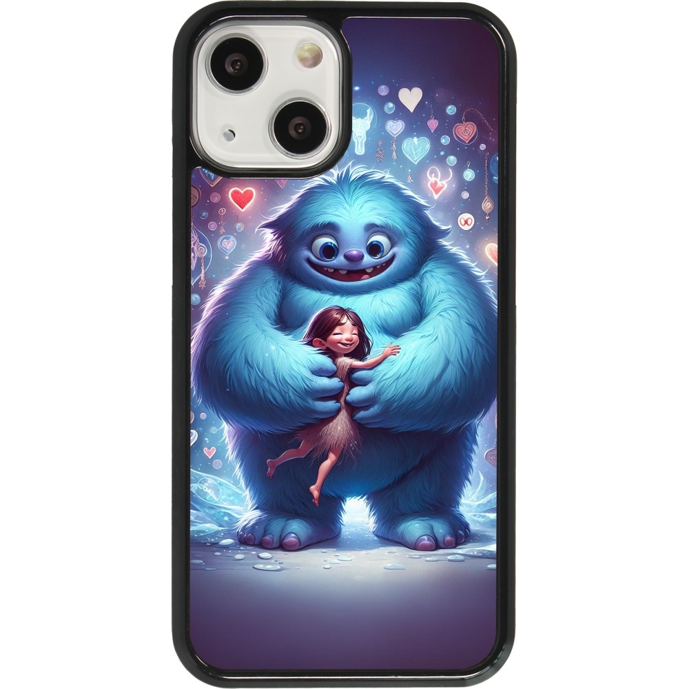 Coque iPhone 13 mini - Valentine 2024 Fluffy Love
