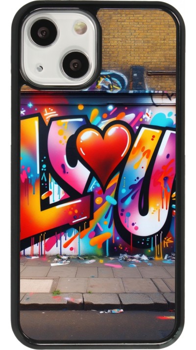 Coque iPhone 13 mini - Valentine 2025 Love U Tag
