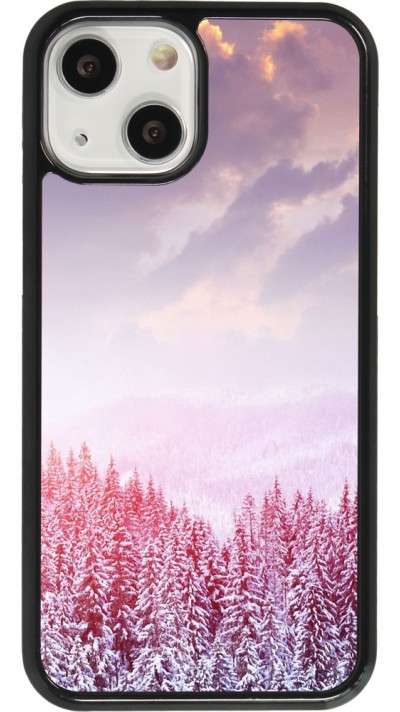 Coque iPhone 13 mini - Winter 22 Pink Forest