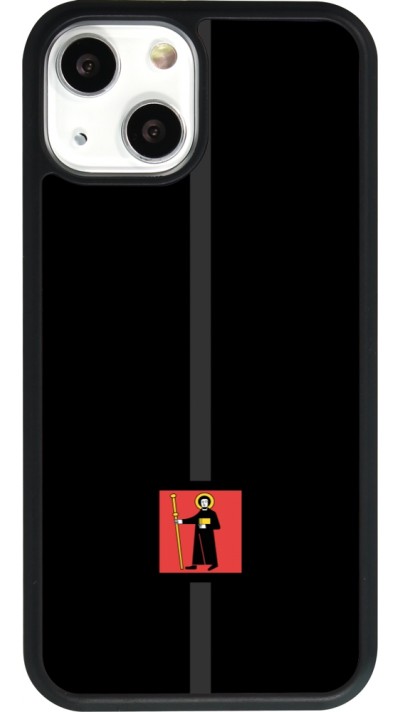 iPhone 13 mini Case Hülle - Silikon schwarz Kanton GL schwarz