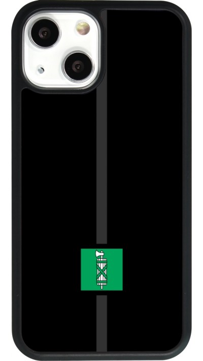 iPhone 13 mini Case Hülle - Silikon schwarz Kanton SG schwarz