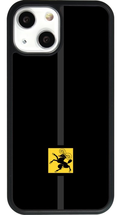 iPhone 13 mini Case Hülle - Silikon schwarz Kanton SH schwarz