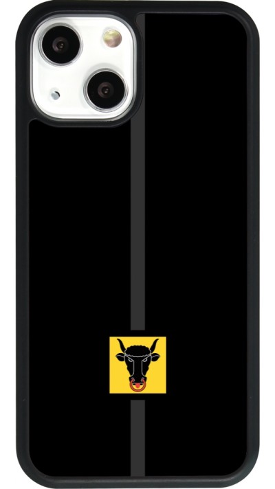 iPhone 13 mini Case Hülle - Silikon schwarz Kanton UR schwarz