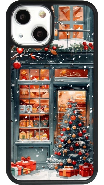 Coque iPhone 13 mini - Silicone rigide noir Christmas 25 Xmas Shop