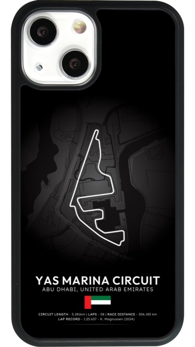 iPhone 13 mini Case Hülle - Silikon schwarz F1 Track 2025 Abu Dhabi