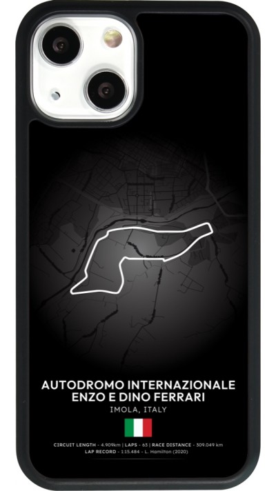 iPhone 13 mini Case Hülle - Silikon schwarz F1 Track 2025 Emilia-Rogmana