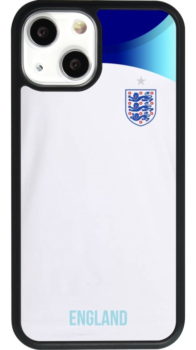 iPhone 13 mini Case Hülle - Silikon schwarz England 2022 personalisierbares Fußballtrikot