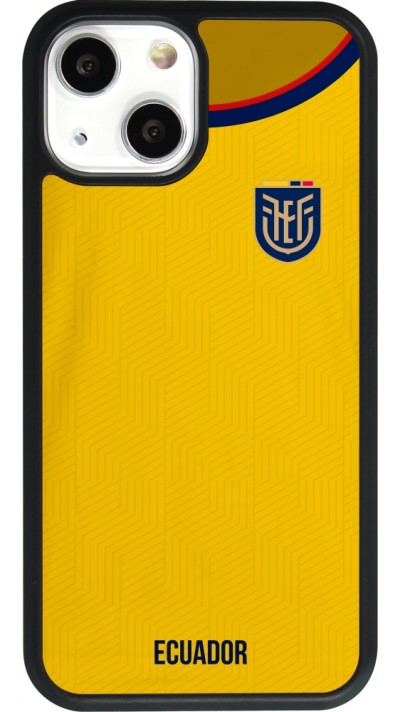 iPhone 13 mini Case Hülle - Silikon schwarz Ecuador 2022 Fußballtrikot
