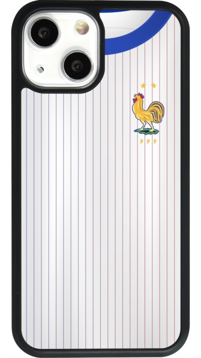 iPhone 13 mini Case Hülle - Silikon schwarz Frankreich Away personalisierbares Fussballtrikot