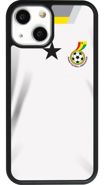 iPhone 13 mini Case Hülle - Silikon schwarz Ghana 2022 personalisierbares Fussballtrikot