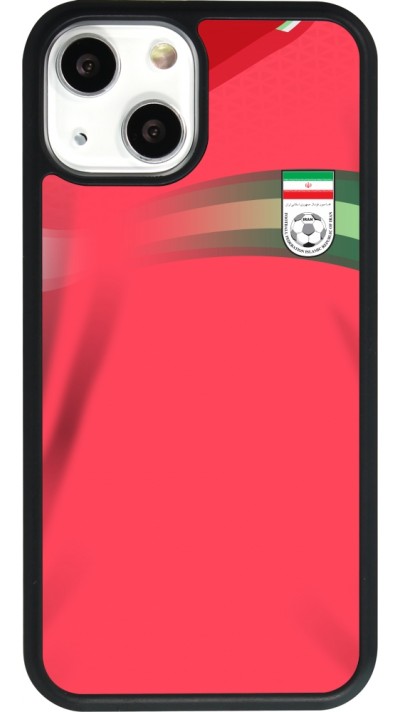 iPhone 13 mini Case Hülle - Silikon schwarz Iran 2022 personalisierbares Fussballtrikot