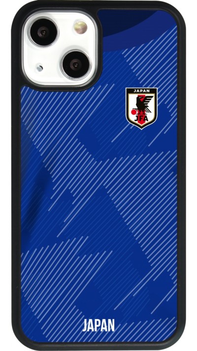iPhone 13 mini Case Hülle - Silikon schwarz Japan 2022 personalisierbares Fussballtrikot