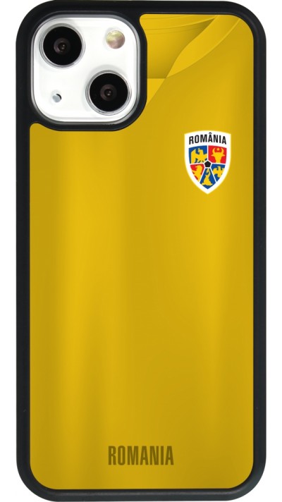 iPhone 13 mini Case Hülle - Silikon schwarz Fussballtrikot Rumänien