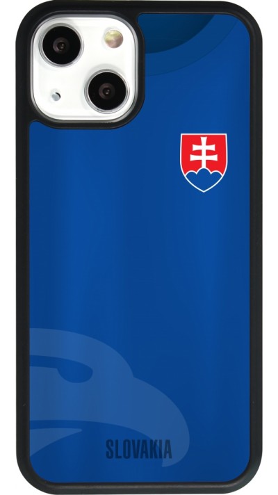 iPhone 13 mini Case Hülle - Silikon schwarz Fussballtrikot Slowakei
