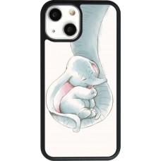 Coque iPhone 13 mini - Silicone rigide noir Mom 1903