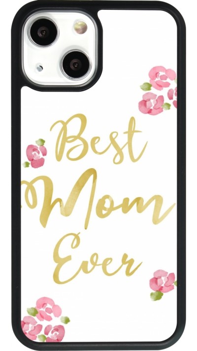 iPhone 13 mini Case Hülle - Silikon schwarz Mom 2024 best Mom ever