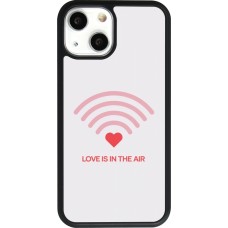 Coque iPhone 13 mini - Silicone rigide noir Saint Valentines Day 26 Love is in the air