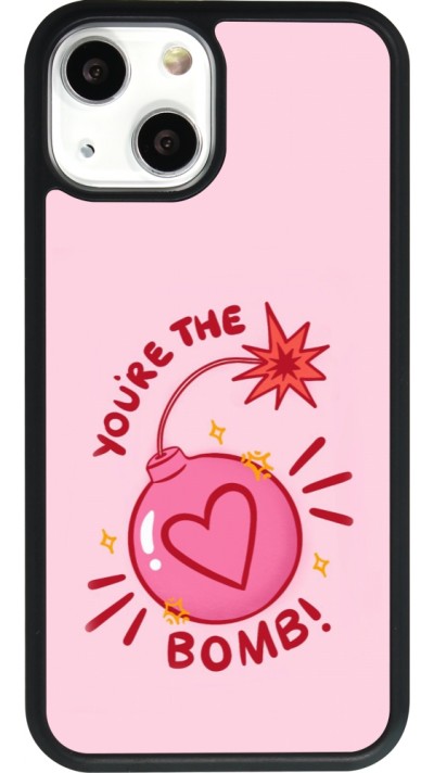 iPhone 13 mini Case Hülle - Silikon schwarz Saint Valentines Day 26 You are the bomb