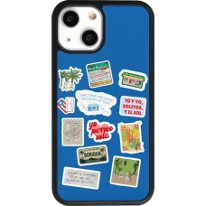 Coque iPhone 13 mini - Silicone rigide noir Seals of the Dominican Republic DTMF