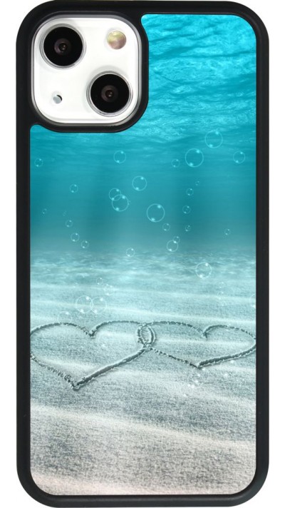 Coque iPhone 13 mini - Silicone rigide noir Summer 18 19