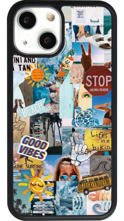 Coque iPhone 13 mini - Silicone rigide noir Summer 2021 15