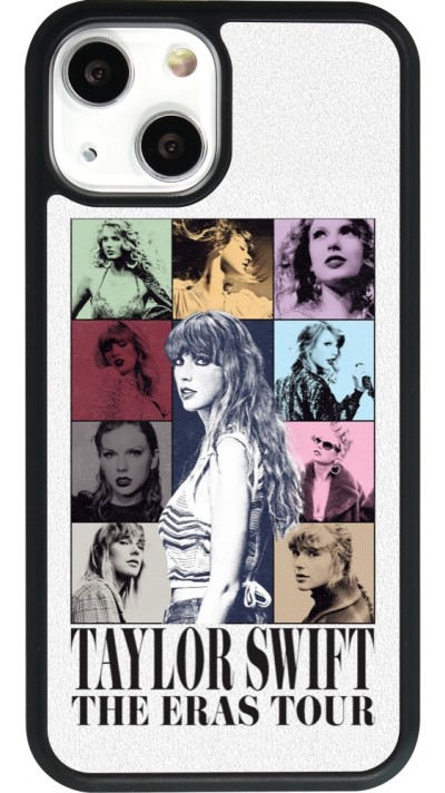 Coque iPhone 13 mini - Silicone rigide noir Taylor Swift The Eras Tour