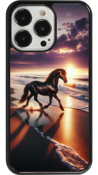 iPhone 13 Pro Case Hülle - Pferd majestätisch Strand