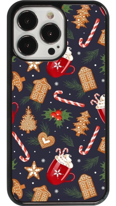 Coque iPhone 13 Pro - Christmas 25 Pattern Gingerbread House
