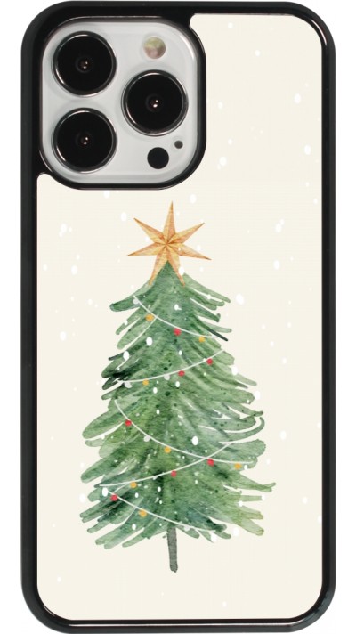 Coque iPhone 13 Pro - Christmas 25 Sketch Tree
