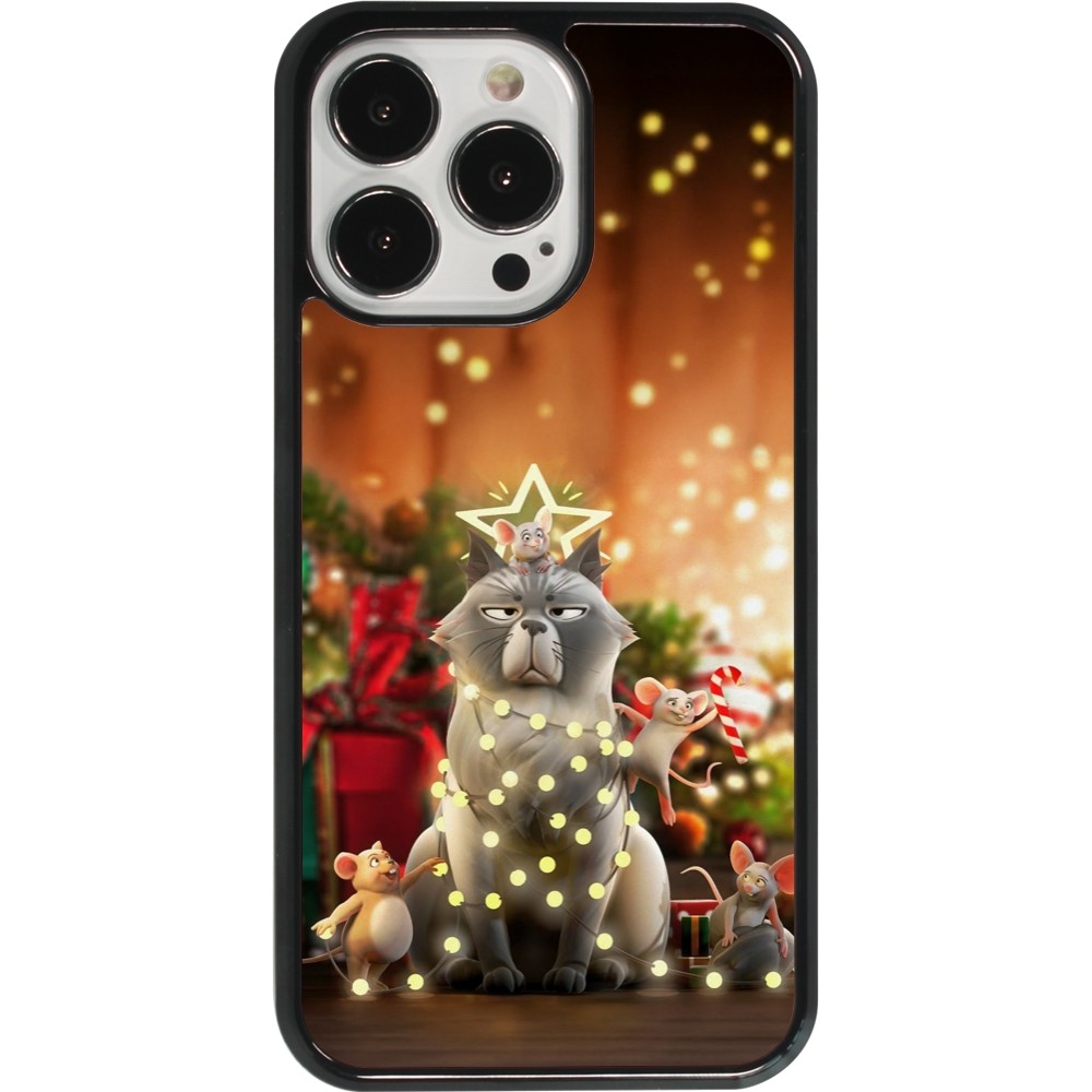 Coque iPhone 13 Pro - Christmas 25 Xmas Cat