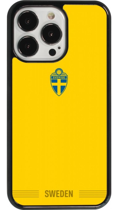 Coque iPhone 13 Pro - Maillot de football Suède 2026 personnalisable