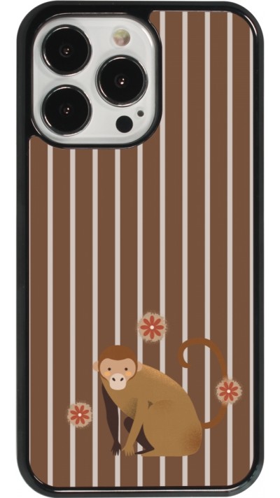 Coque iPhone 13 Pro - Monkey with stripes Coque iPhone 13 Pro - Monkey with stripes