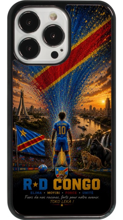 Coque iPhone 13 Pro - Football République démocratique du Congo splash 2026