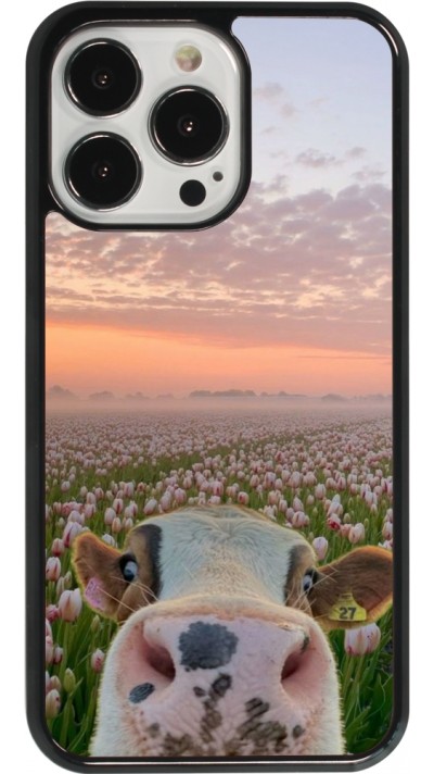 Coque iPhone 13 Pro - Cow with tulips 2026