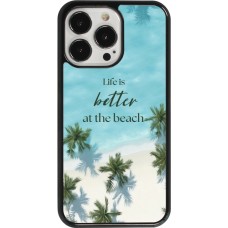 Coque iPhone 13 Pro - Summer 2025 Life is better at the beach