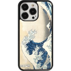 Coque iPhone 13 Pro - Tableau art - La Grande Vague de Kanagawa - Hokusai