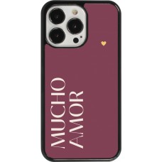 Coque iPhone 13 Pro - Valentine 2024 mucho amor rosado