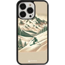 Coque iPhone 13 Pro - Vintage Ski Mountain