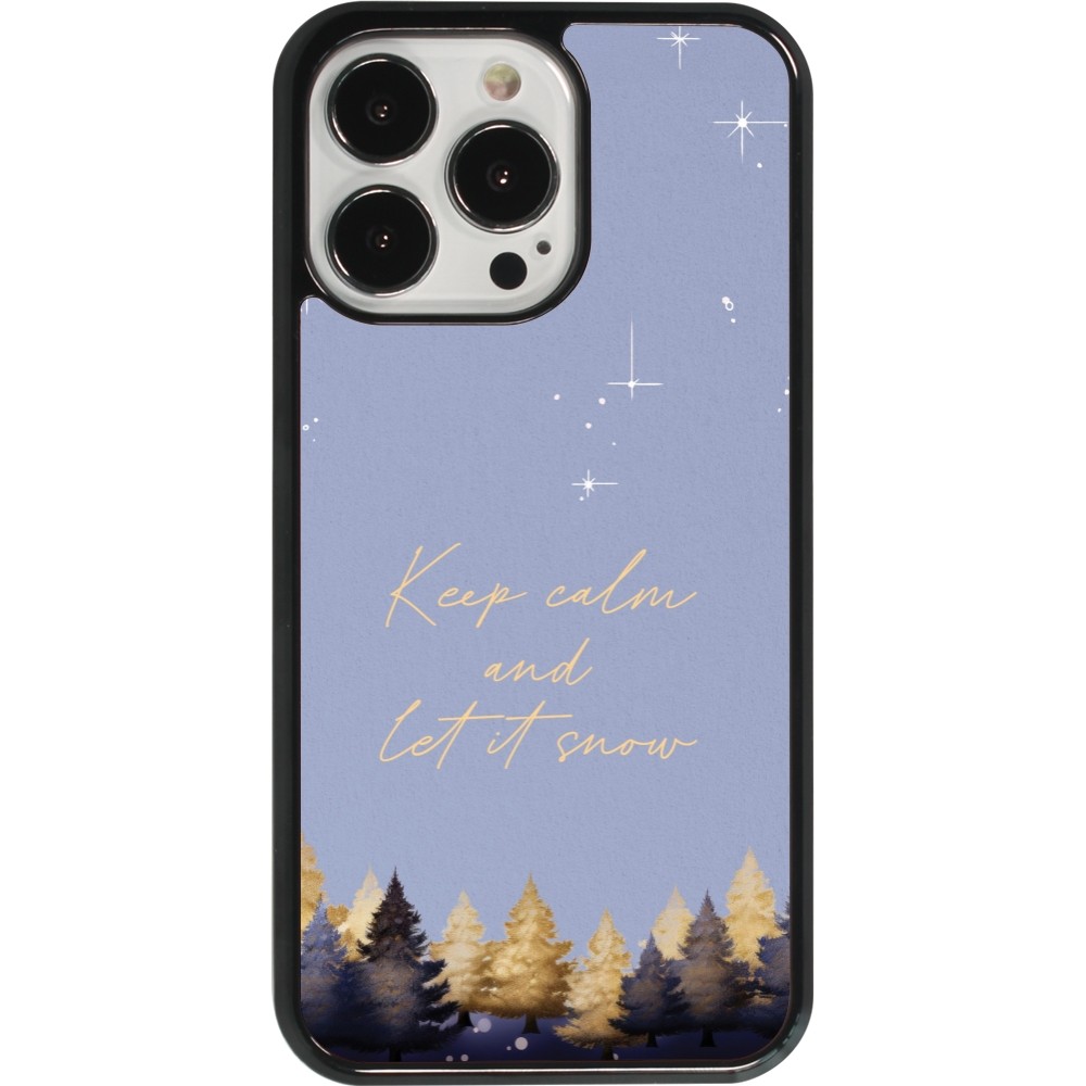 Coque iPhone 13 Pro - Winter 25 Winter illustration of trees