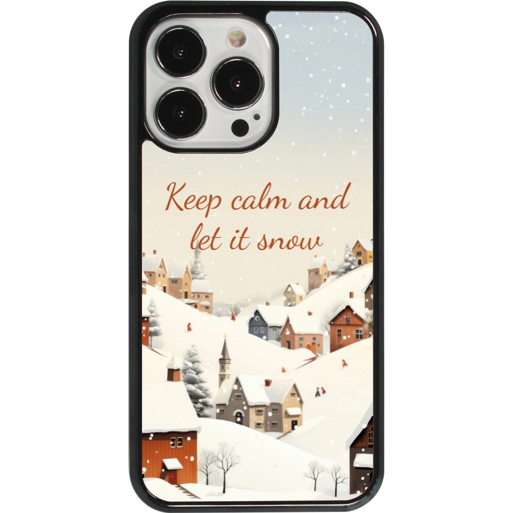 Coque iPhone 13 Pro - Winter 25 Winter Keep calm and let it snow